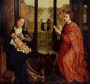 Rogier van der Weyden St Luke Drawing a Portrait of the Virgin china oil painting reproduction
